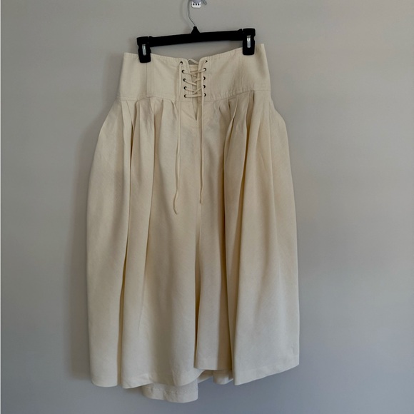 Ralph Lauren Dresses & Skirts - VTG Ralph Lauren Lace Up Linen Skirt